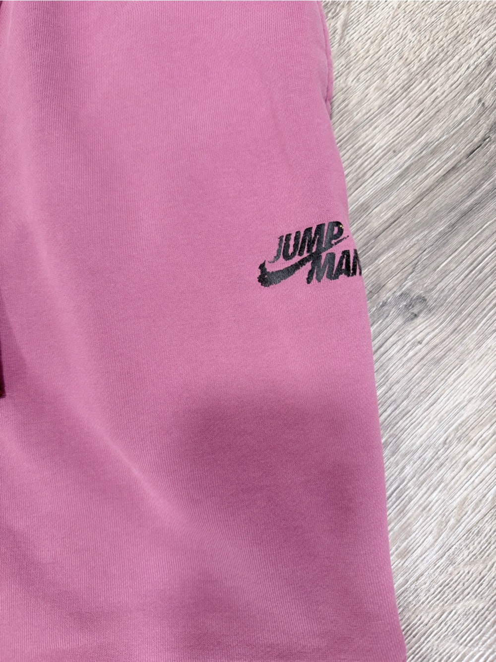 Jordan Men's Athletic Shorts in Pink with Black Accents - Picture 3 of 5